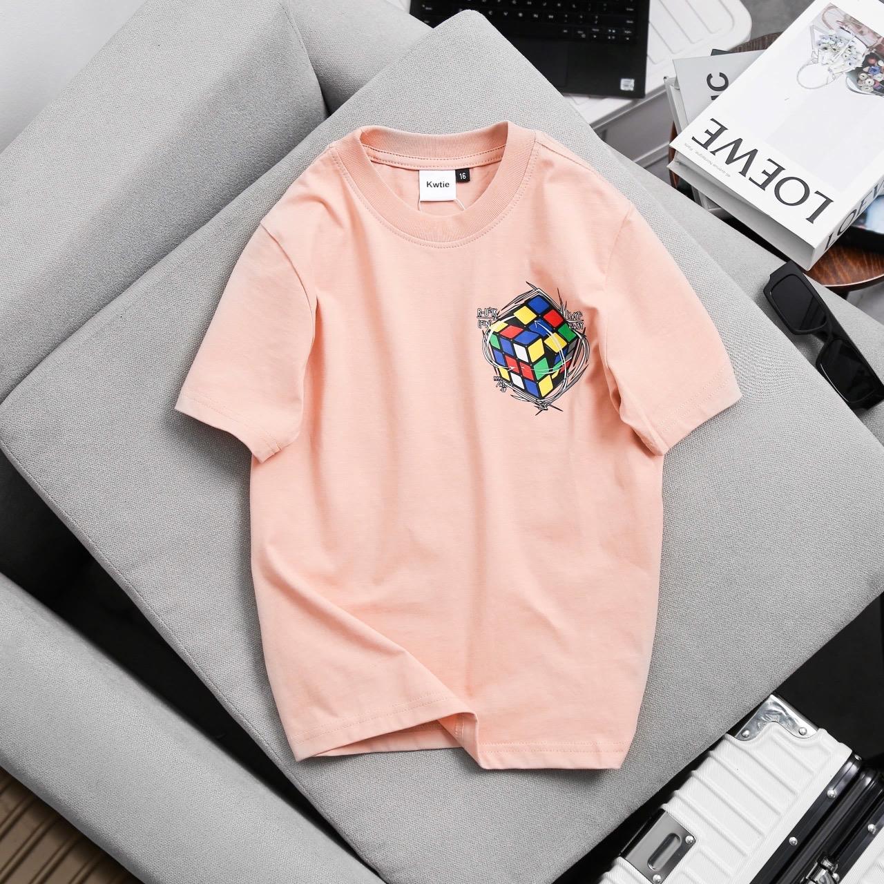 Áo thun bé trai cotton 2 chiều từ 25-57kg