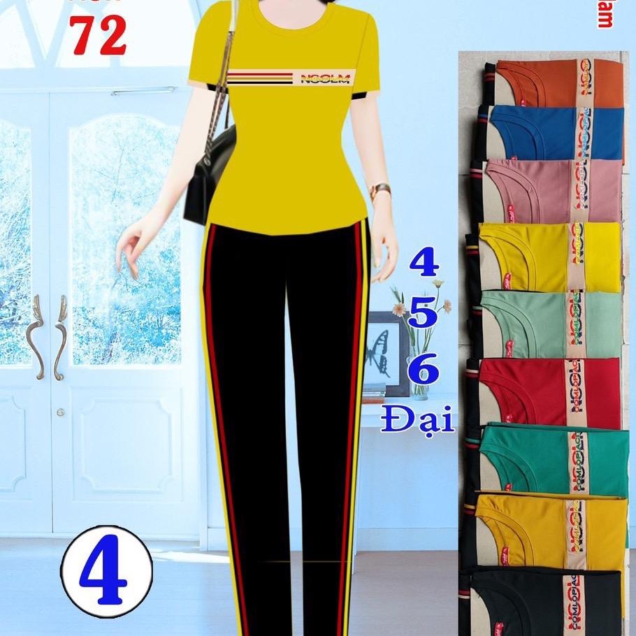 Bộ cotton mịn siêu mát cho chị em từ U30 tuổi trở lên Nữ Thun Women