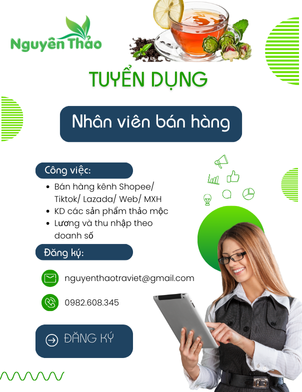 Tuyển dụng Nhân viên Quản lý và Bán hàng