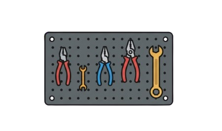 Bảng treo đồ - Pegboard