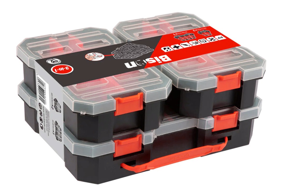 Hộp đựng linh kiện đồ nghề Bison