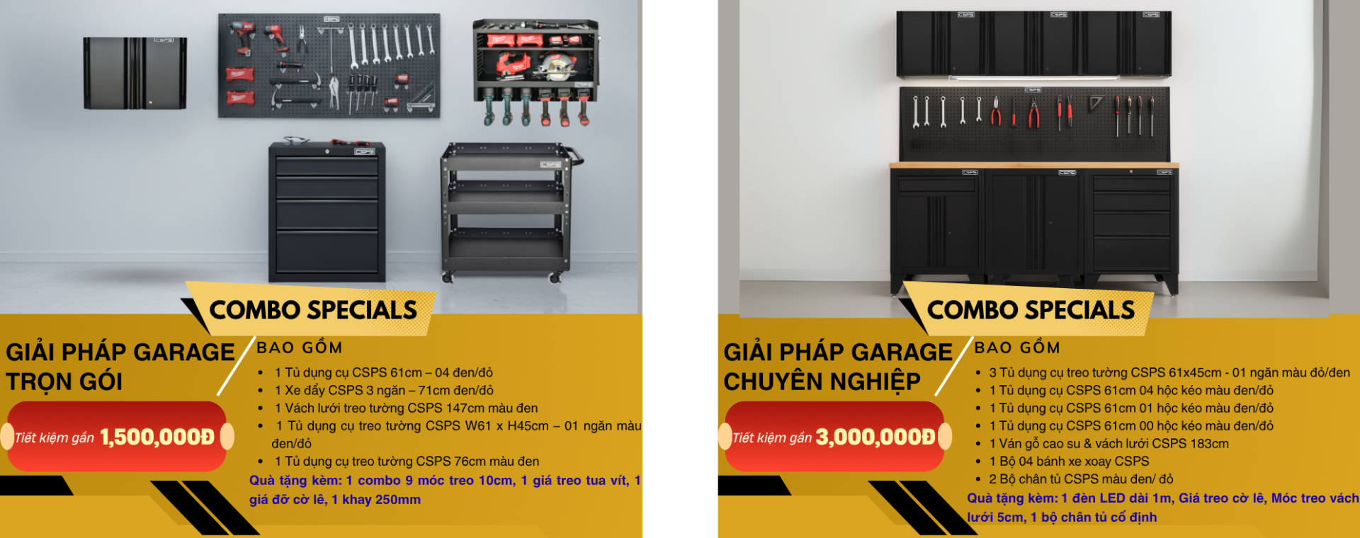 Combo tủ dụng cụ CSPS