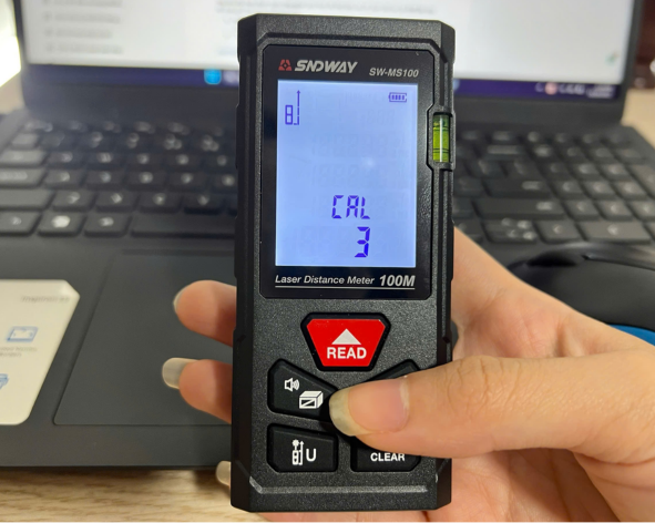 Điều chỉnh sai số thước đo laser