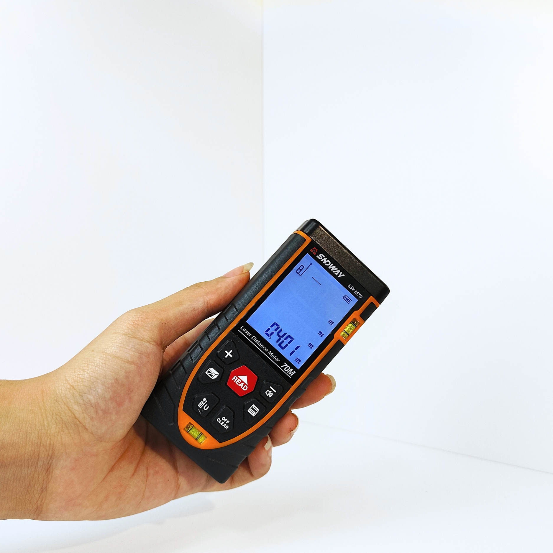 Thước đo khoảng cách Laser tia đỏ SNDWAY SW-M70