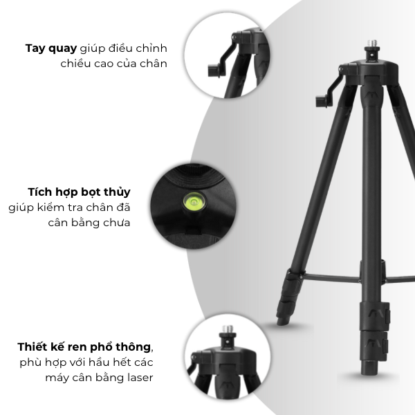 Chân đứng máy cân bằng Laser 1m2