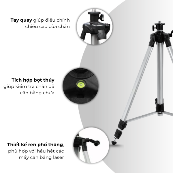 Chân đứng máy cân bằng Laser LAiSAi 1m6