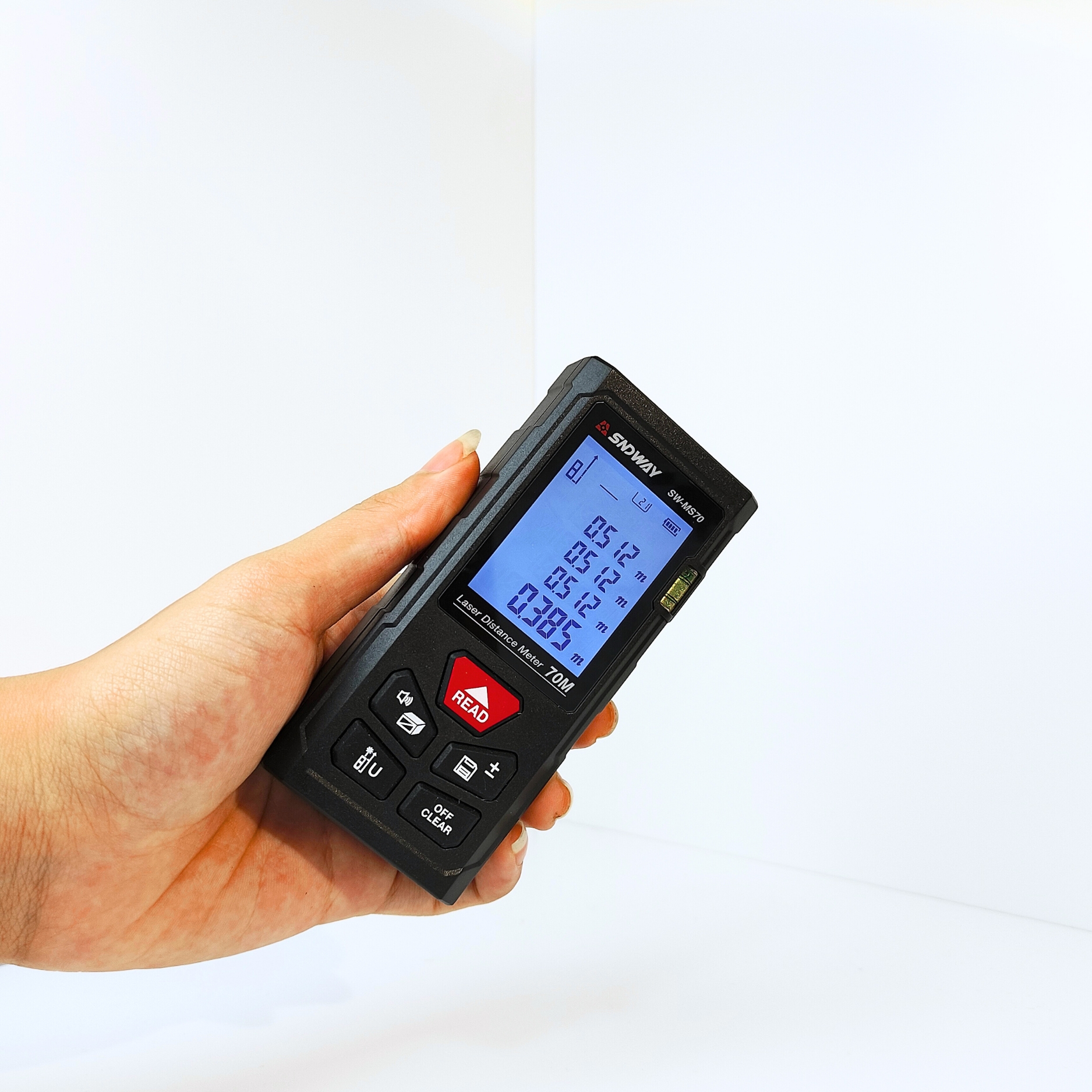 Thước đo khoảng cách Laser tia đỏ SNDWAY MS-70