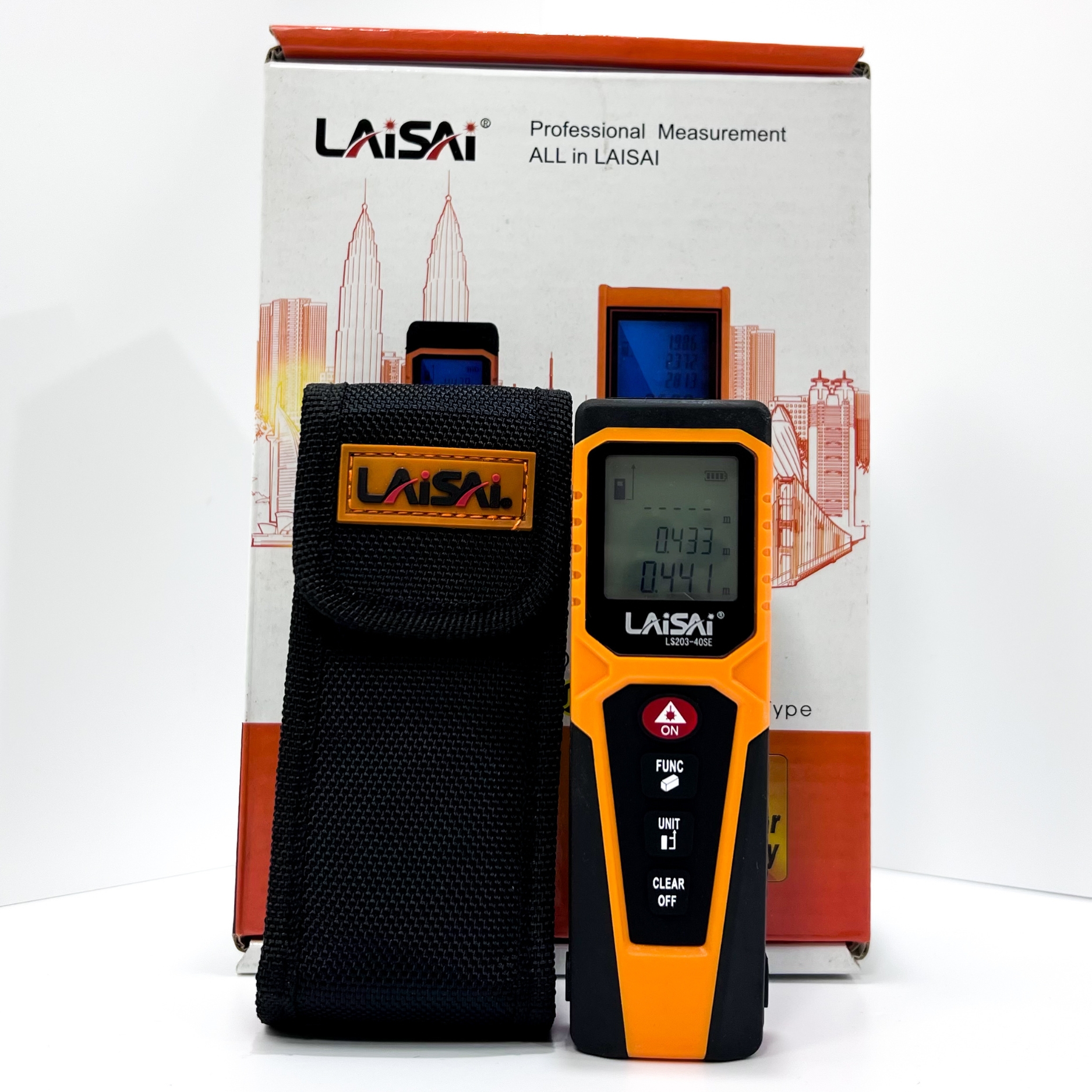 Thước đo khoảng cách Laser tia đỏ LAiSAi LS203-40SE