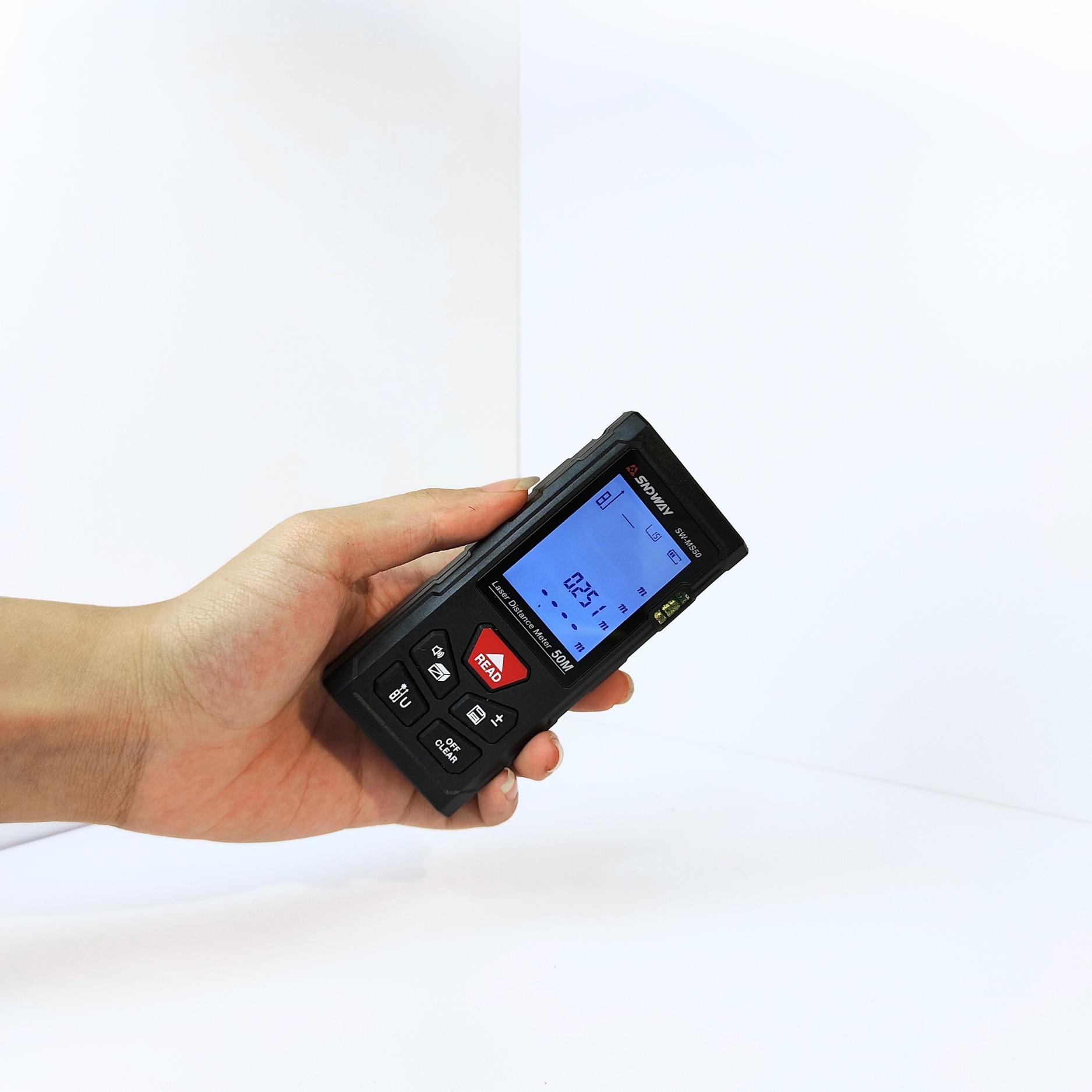 Thước đo khoảng cách Laser tia đỏ SNDWAY MS-50