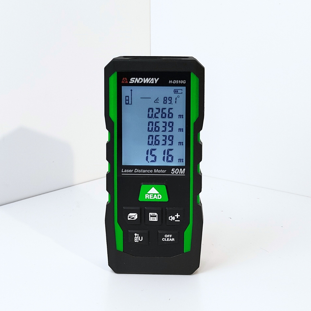 Thước đo khoảng cách Laser tia xanh SNDWAY H-D510G