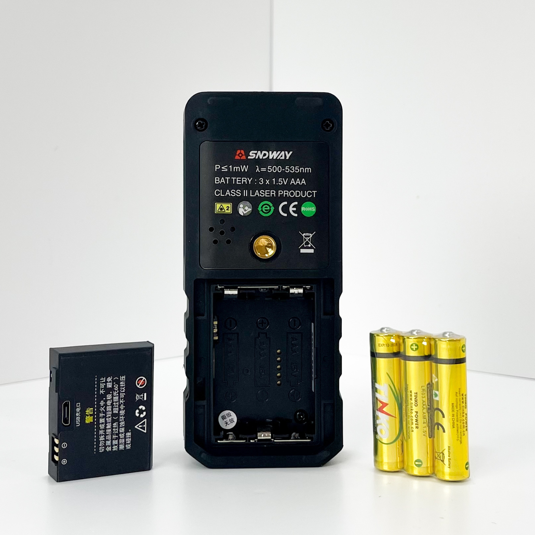 Thước đo khoảng cách Laser tia xanh SNDWAY SW-50G