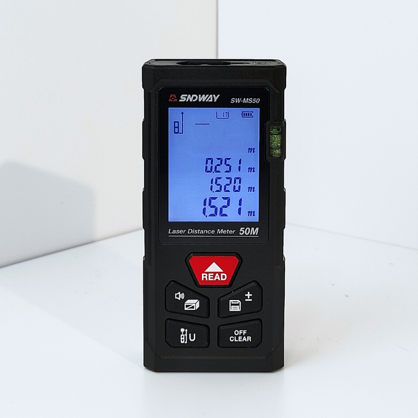 Thước đo khoảng cách Laser tia đỏ SNDWAY MS-50