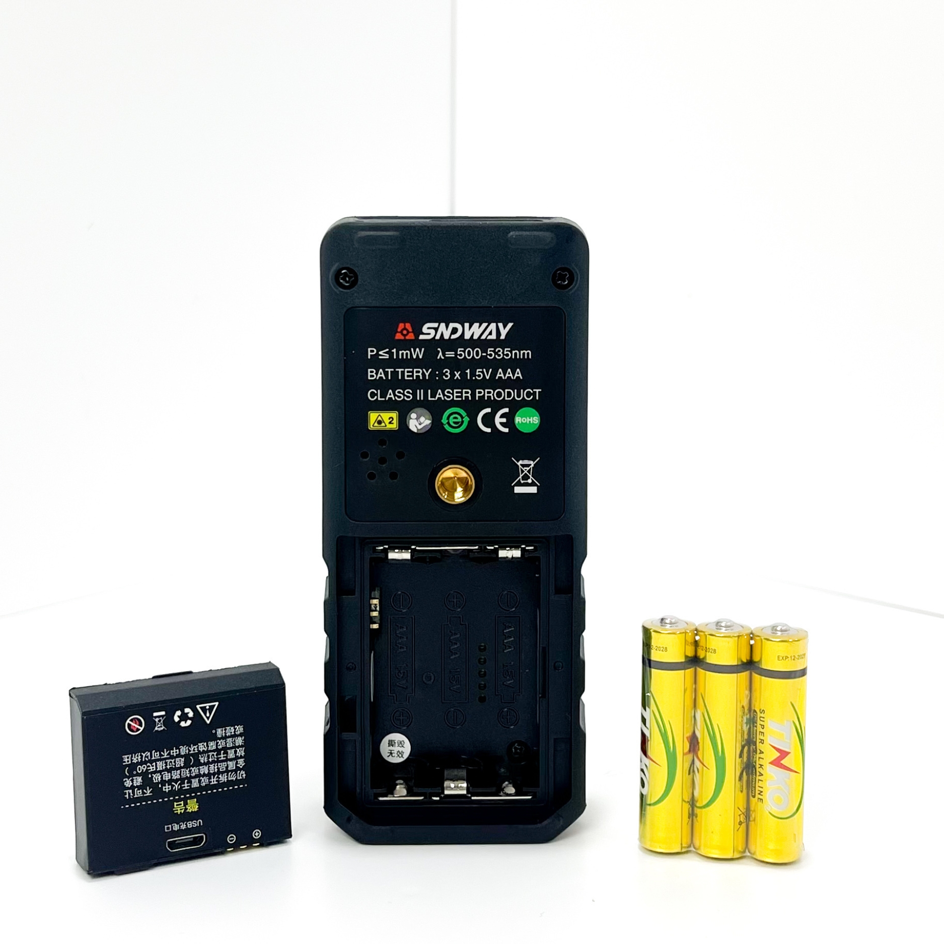 Thước đo khoảng cách Laser tia xanh SNDWAY SW-100G