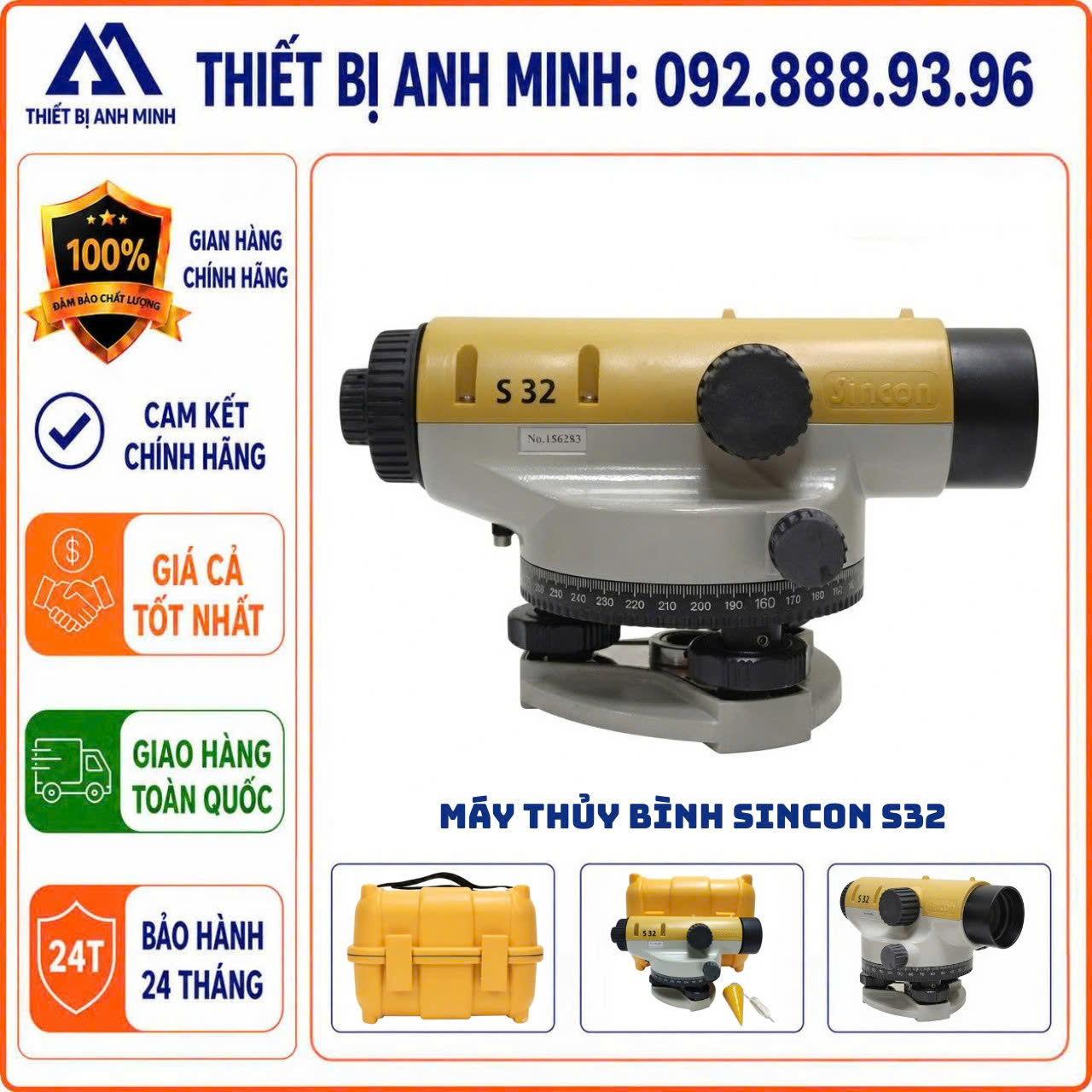Máy Thuỷ Bình Sincon S32