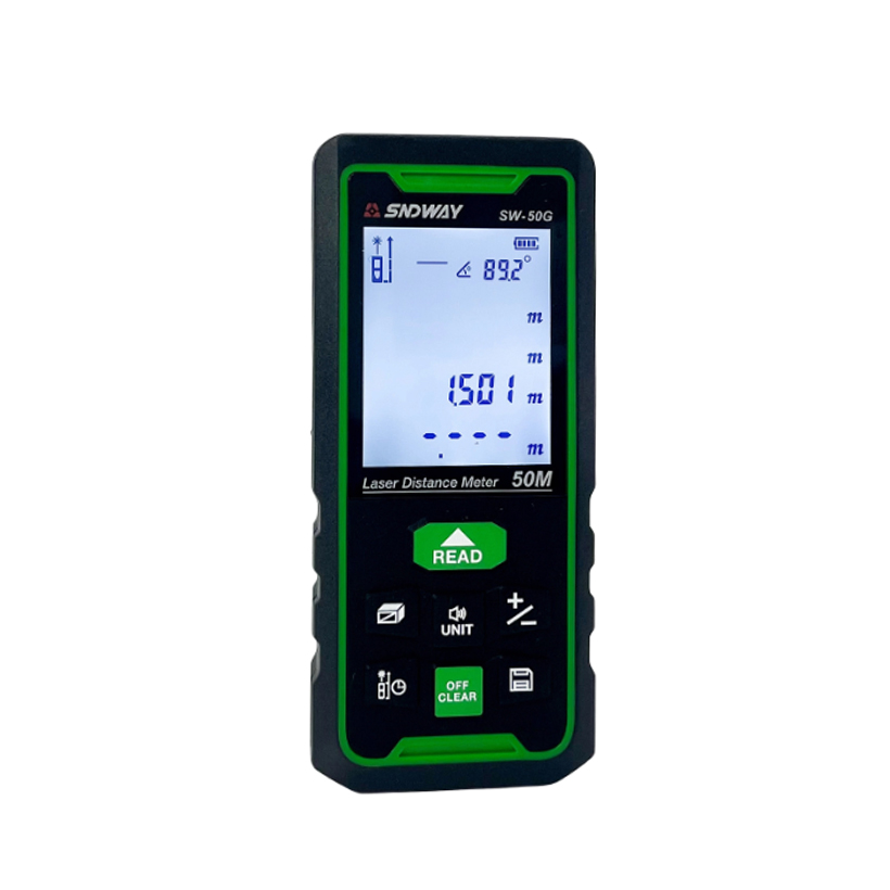 Thước đo khoảng cách Laser tia xanh SNDWAY SW-50G