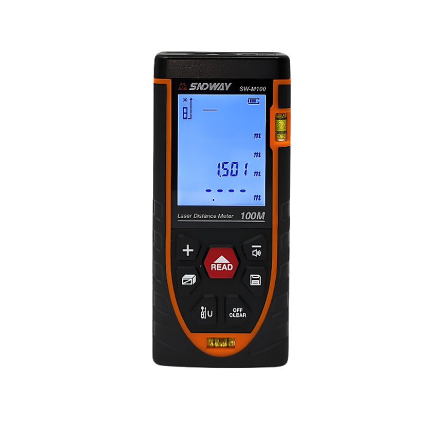 Thước đo khoảng cách bằng Laser tia đỏ SNDWAY SW-M100
