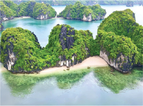 Ba Trai Dao beach