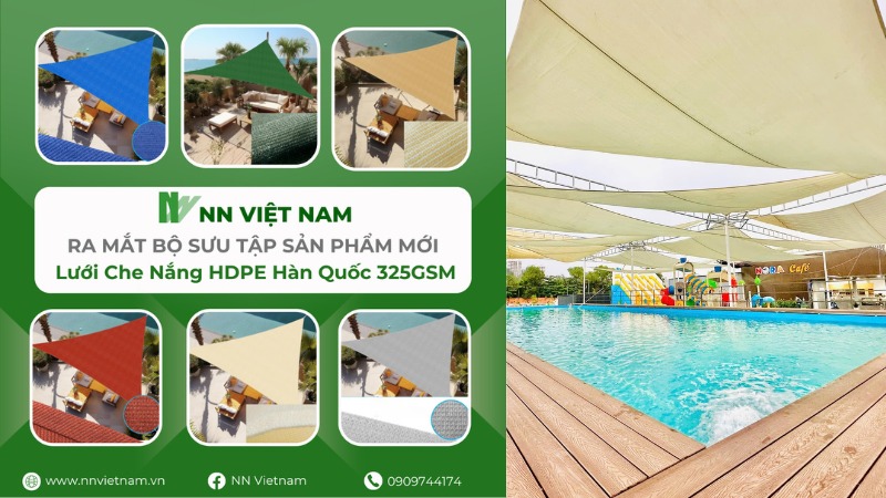TIN HOT: NN VIỆT NAM CHO RA MẮT SẢN PHẨM LƯỚI CHE NẮNG HDPE HÀN QUỐC