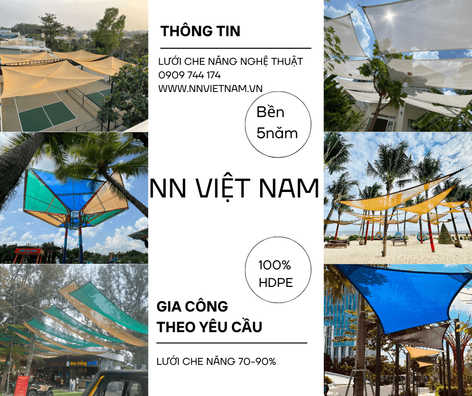 Lưới Che Nắng Gia Công Theo Yêu Cầu – Lưới Che Nắng Nghệ Thuật Cho Không Gian Ngoài Trời
