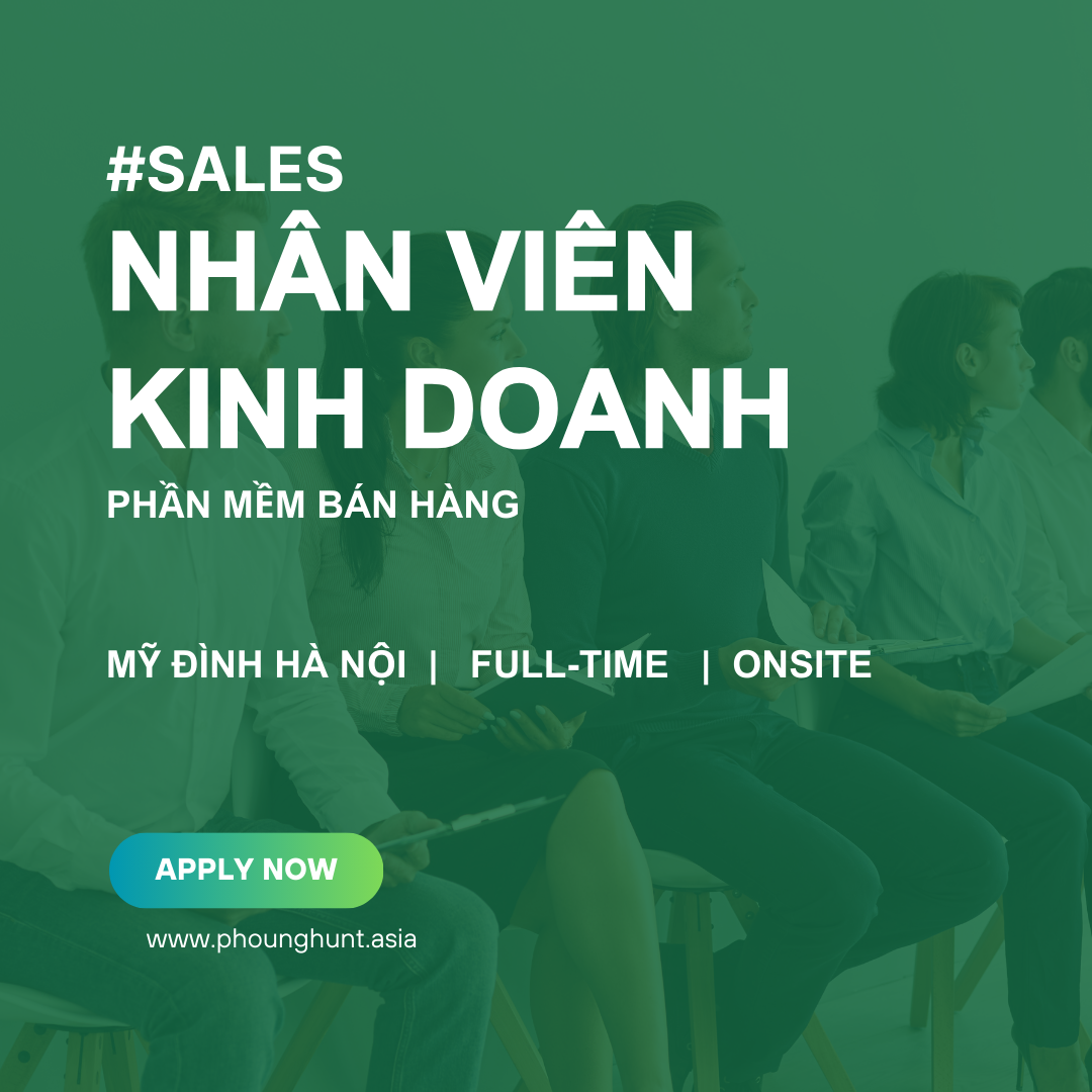 [PH012] Nhân Viên Kinh Doanh Phần Mềm IT