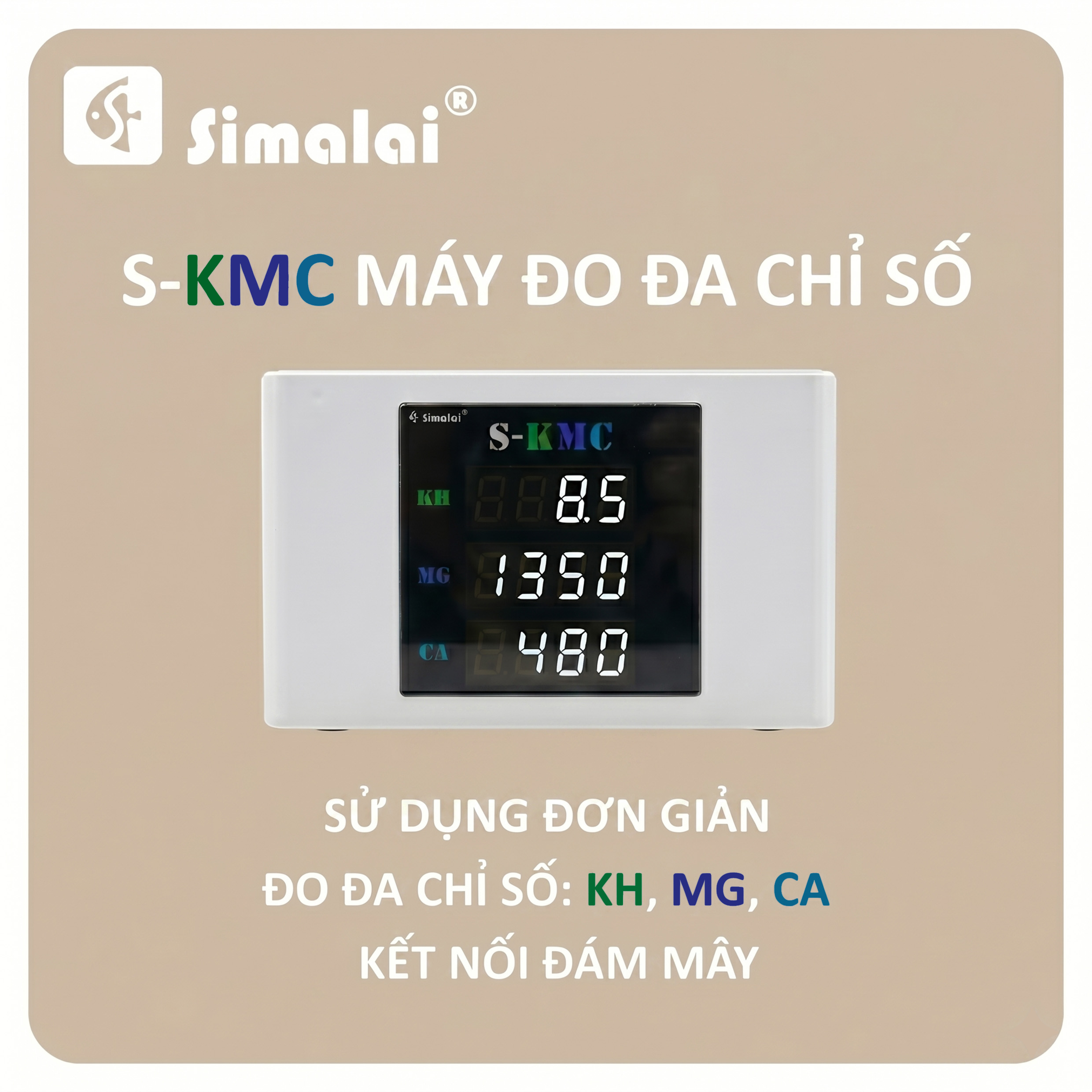 Simalai S-KMC – Máy Test KH Ca Mg Quốc Dân 2026, Giá Rẻ Hơn 60% Trident