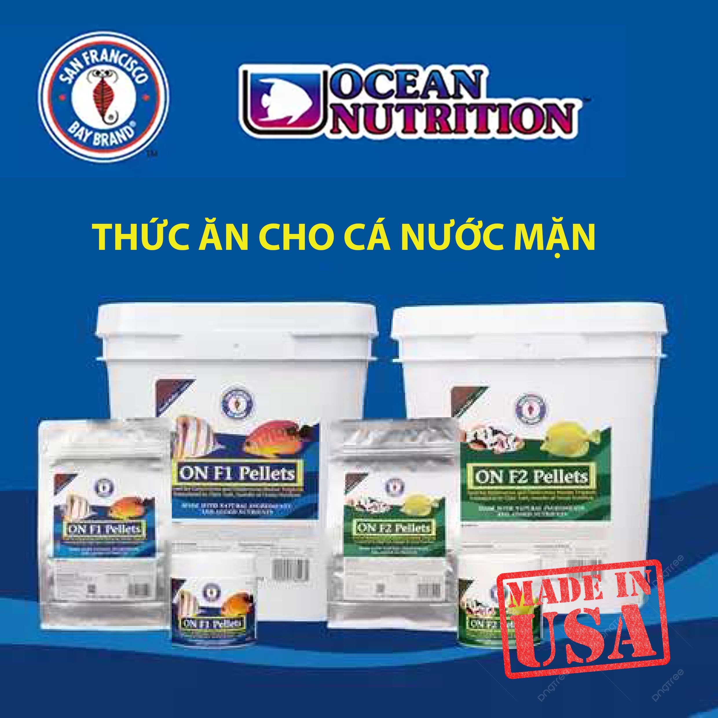 Ocean Nutrition: Thức ăn chuyên dụng cho cá biển và cá cảnh từ San Francisco Bay Brand (SFBB)