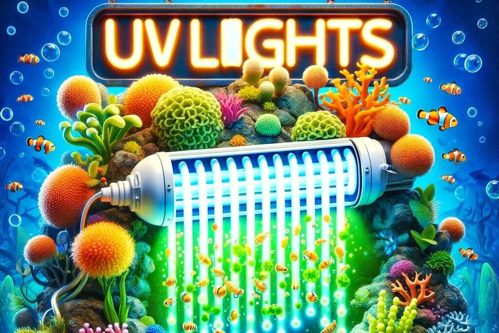 Đèn UV diệt khuẩn cho hồ cá biển