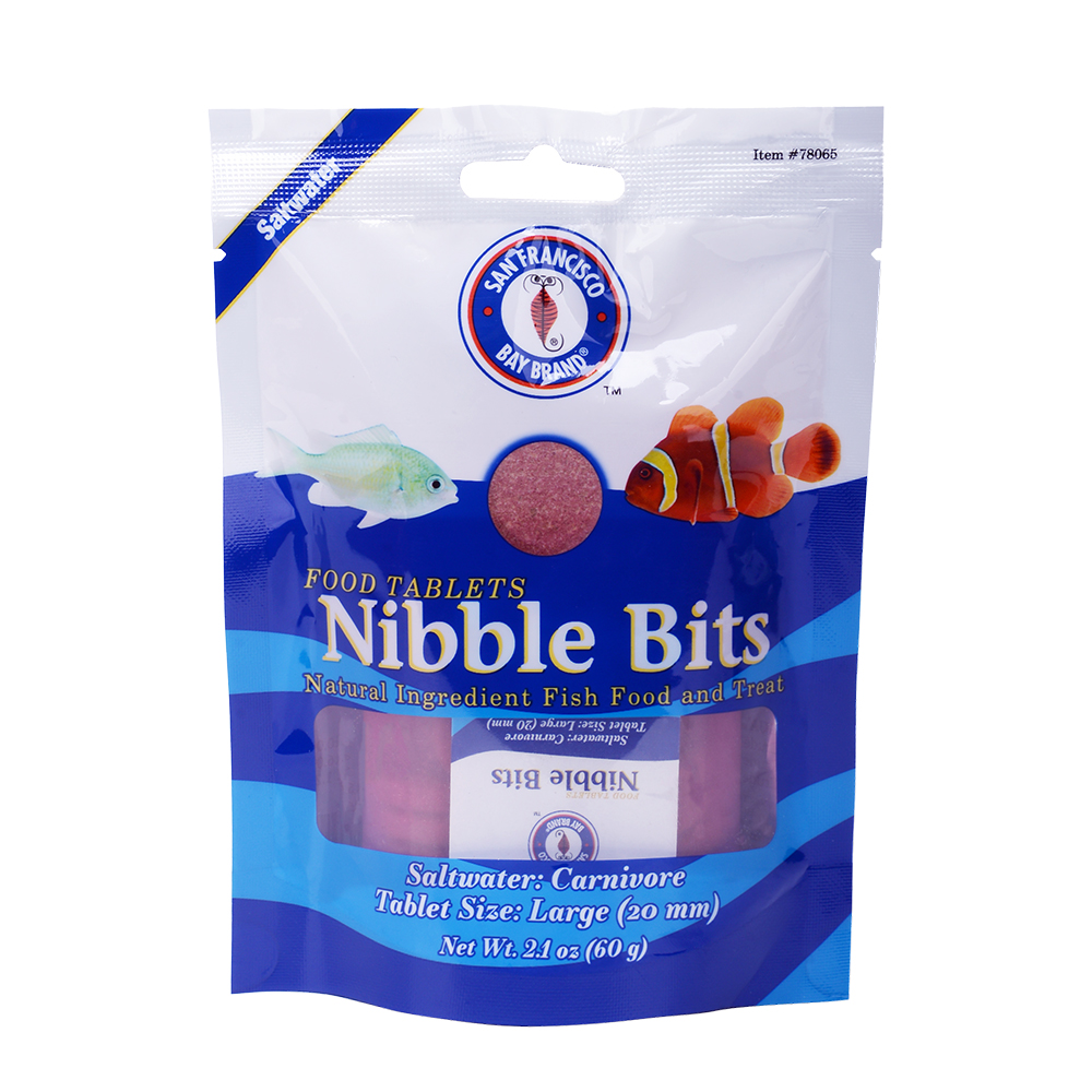 Thức Ăn Viên Dán Cá Biển Nibble Bits – SFBB (Mỹ) | Dinh Dưỡng Tự Nhiên Cho Cá Biển Ăn Thịt & Ăn Tạp
