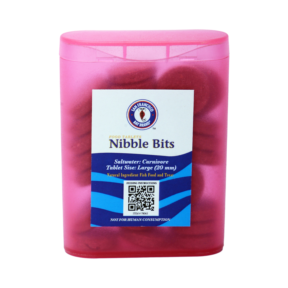 Thức Ăn Viên Dán Cá Biển Nibble Bits – SFBB (Mỹ) | Dinh Dưỡng Tự Nhiên Cho Cá Biển Ăn Thịt & Ăn Tạp