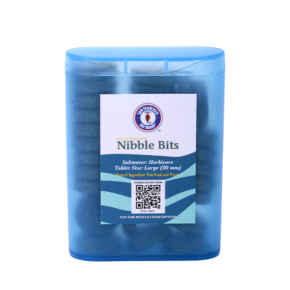 Thức Ăn Viên Dán Nibble Bits Herbivore – SFBB (USA) | Dành Cho Cá Biển Ăn Rong và Ăn Tạp
