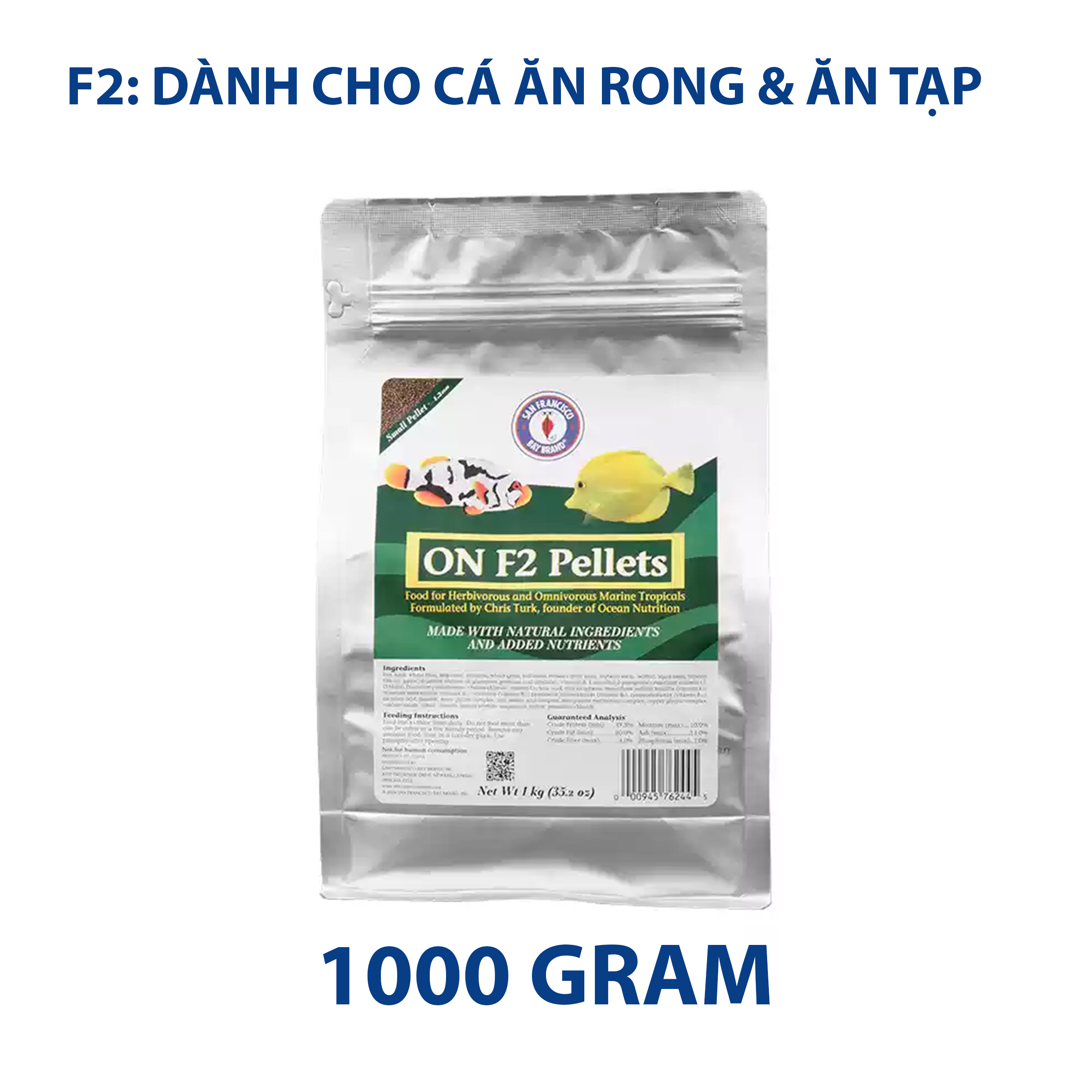 Thức ăn cho cá cảnh biển Ocean Nutrition Formula Two 1000G - Dinh dưỡng tự nhiên | Aquatick