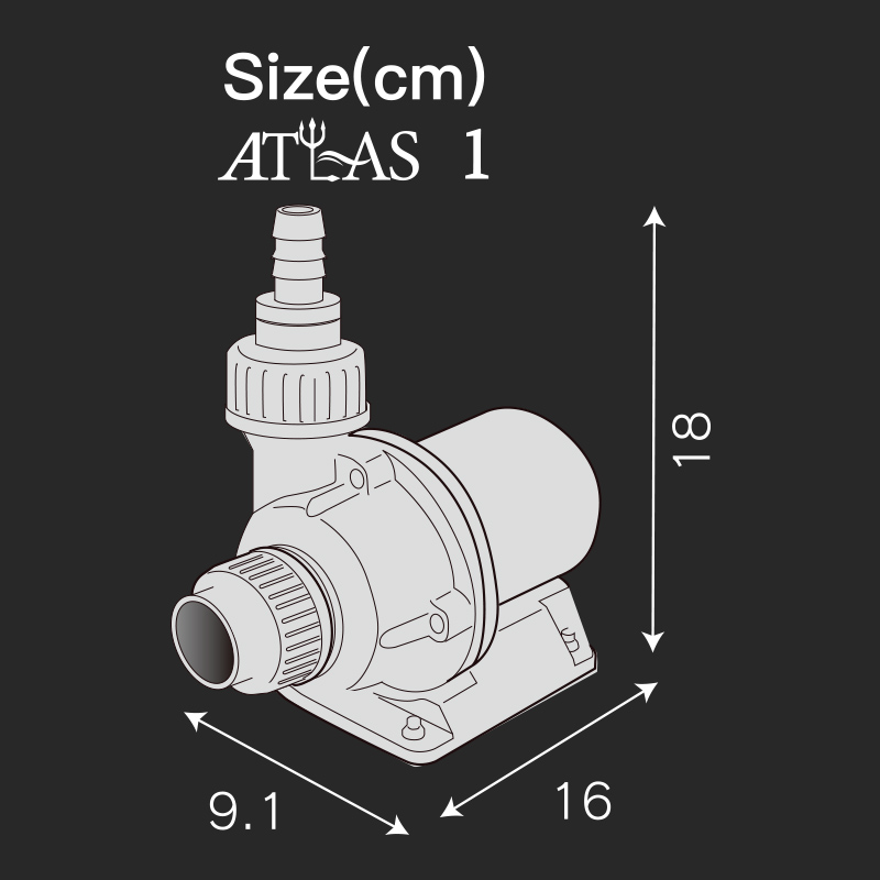 BƠM CHO HỒ CÁ ZOOX ATLAS