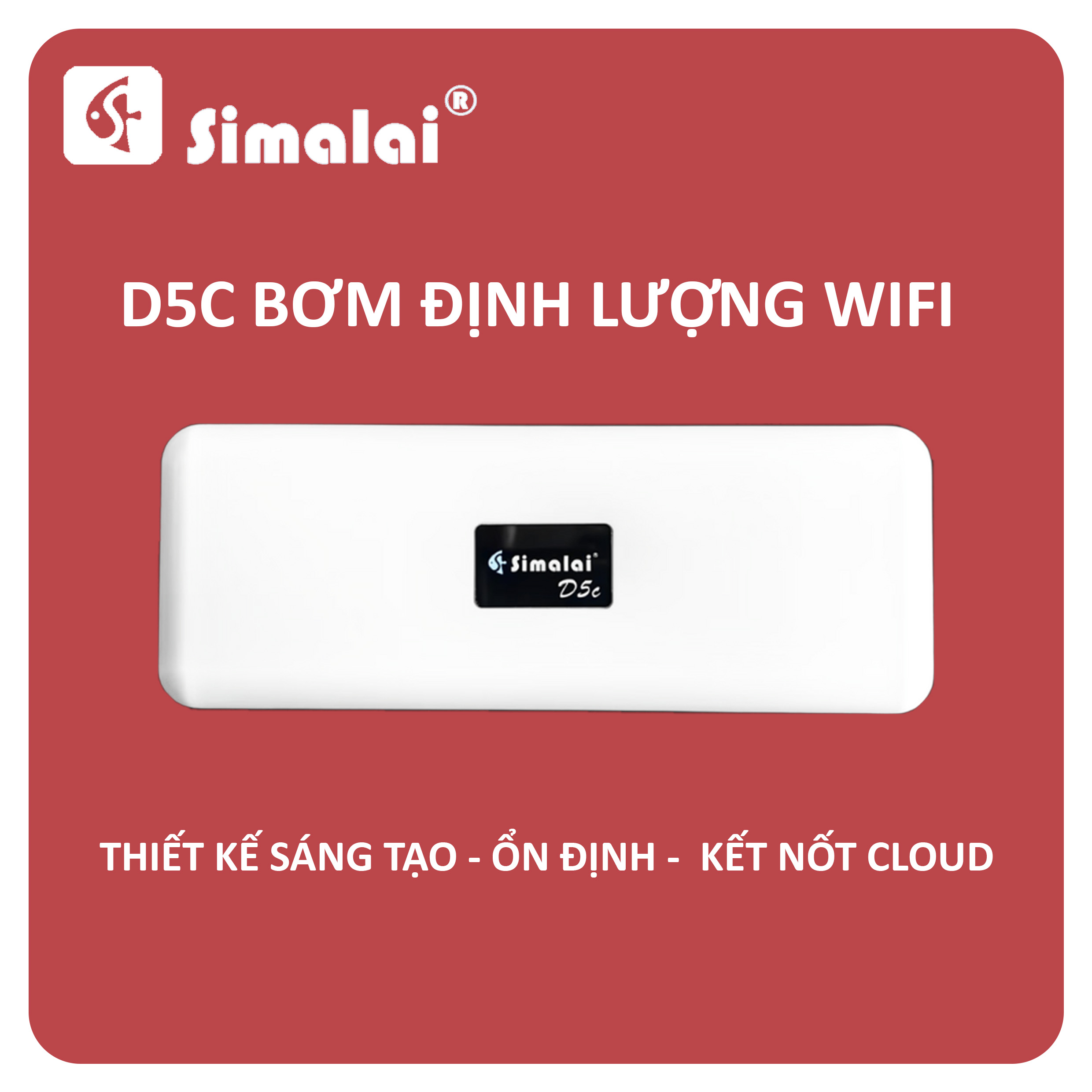 SIMALAI D5c – Máy Bơm Định Lượng Wi-Fi Thông Minh Cho Bể Cá Biển, San Hô