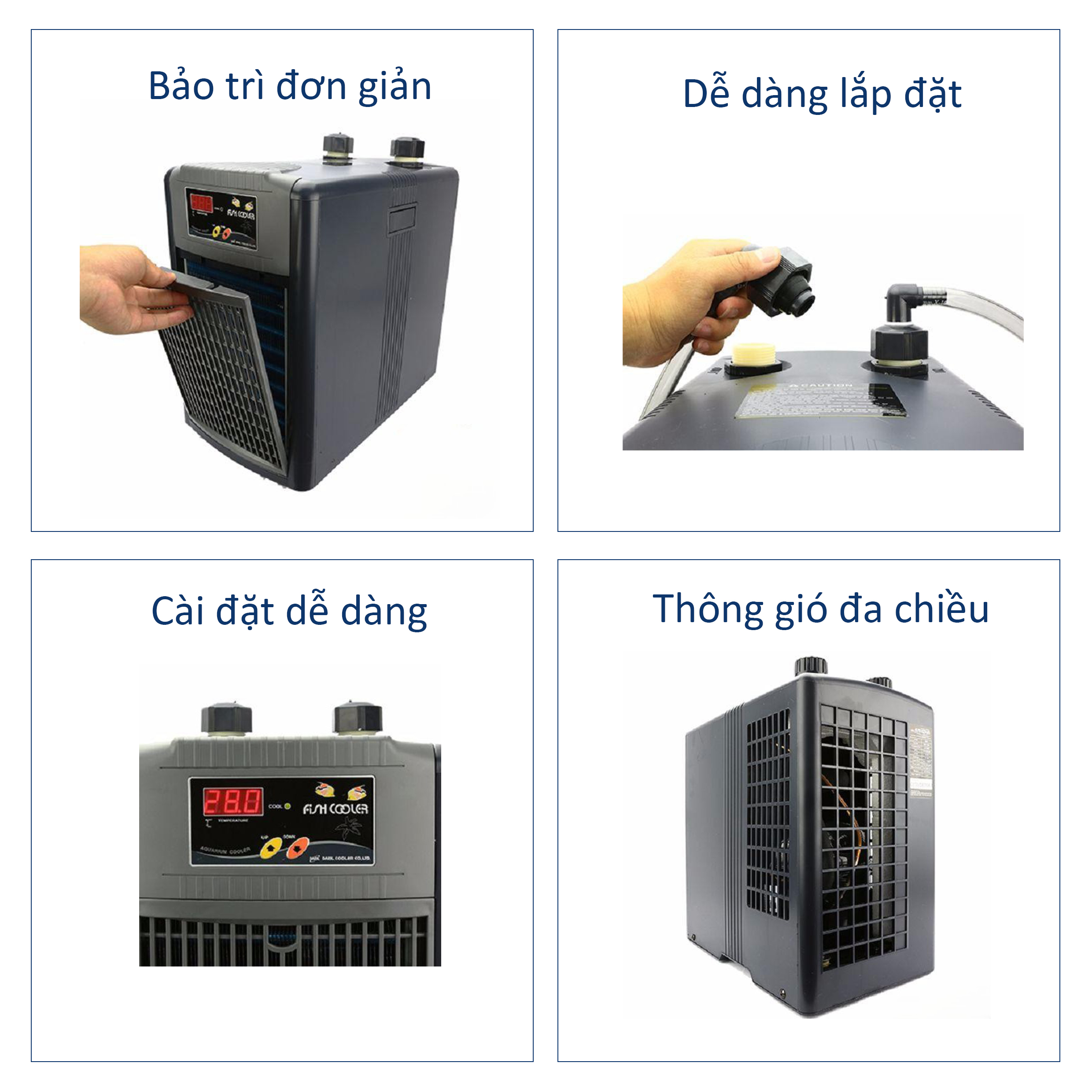 CHILLER LÀM LẠNH NƯỚC BỂ CÁ CẢNH DAELI DBM150