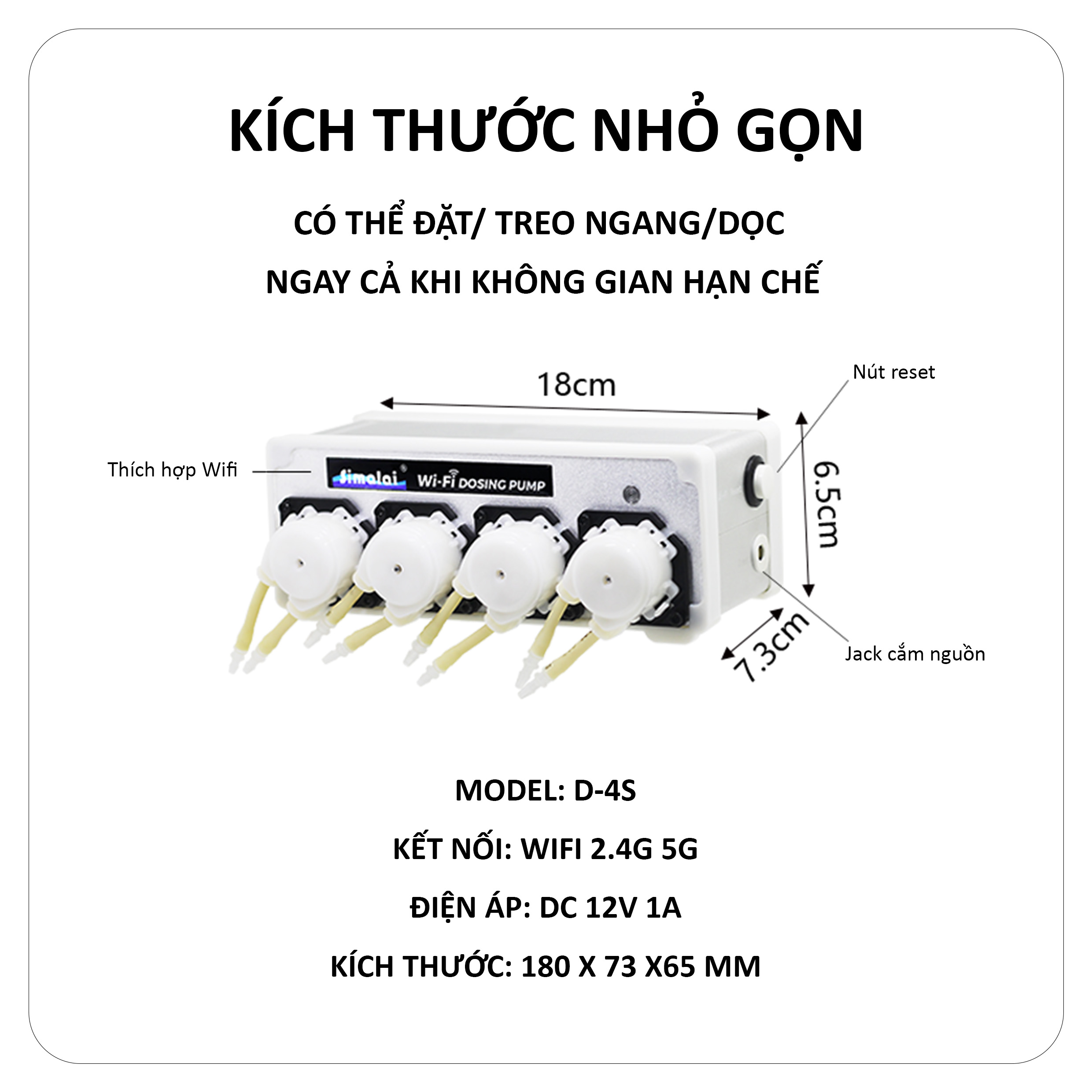 SIMALAI D4S BƠM ĐỊNH LƯỢNG WI-FI THÔNG MINH