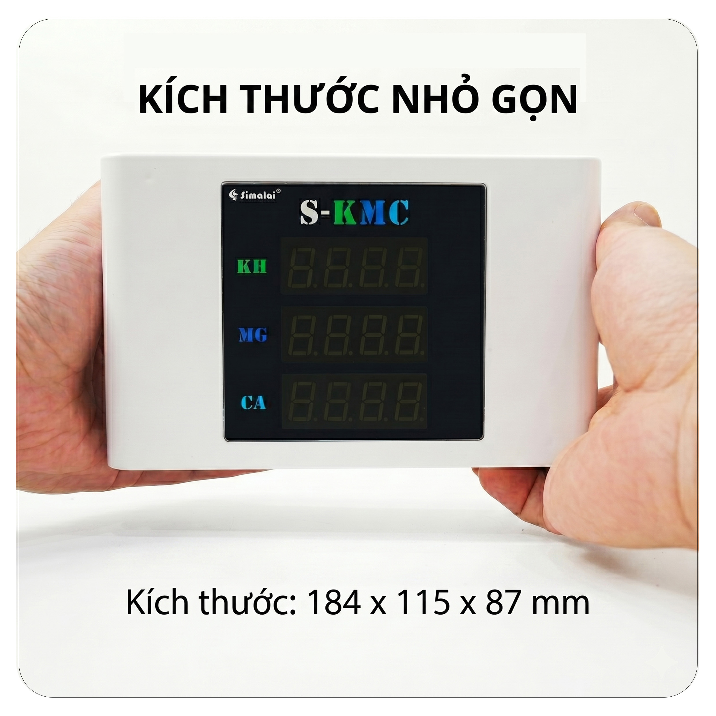 Máy Test Nước Biển Tự Động Simalai S-KMC – Máy Đo KH Ca Mg Cho Bể Cá Biển San Hô