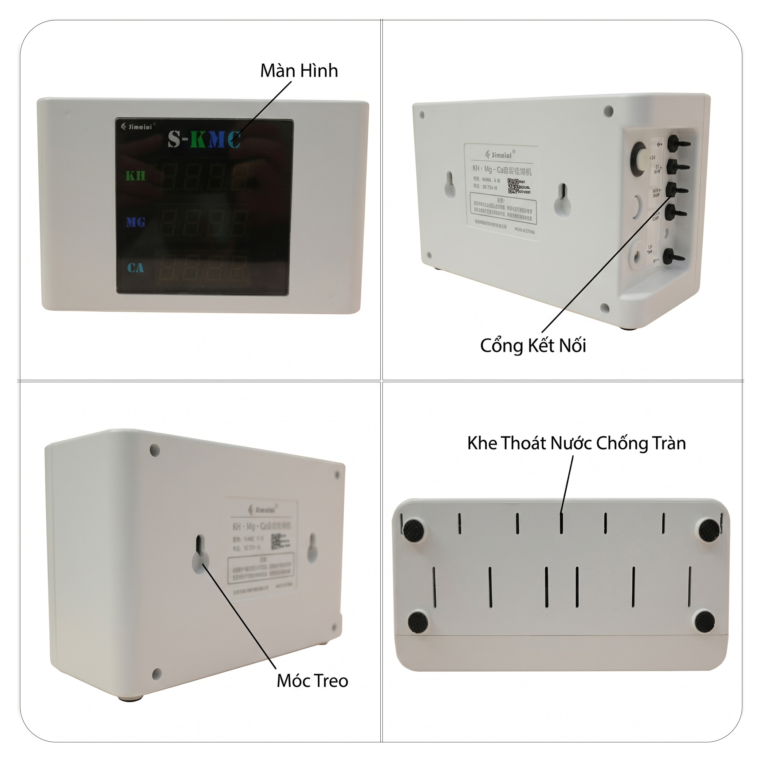 Máy Test Nước Biển Tự Động Simalai S-KMC – Máy Đo KH Ca Mg Cho Bể Cá Biển San Hô