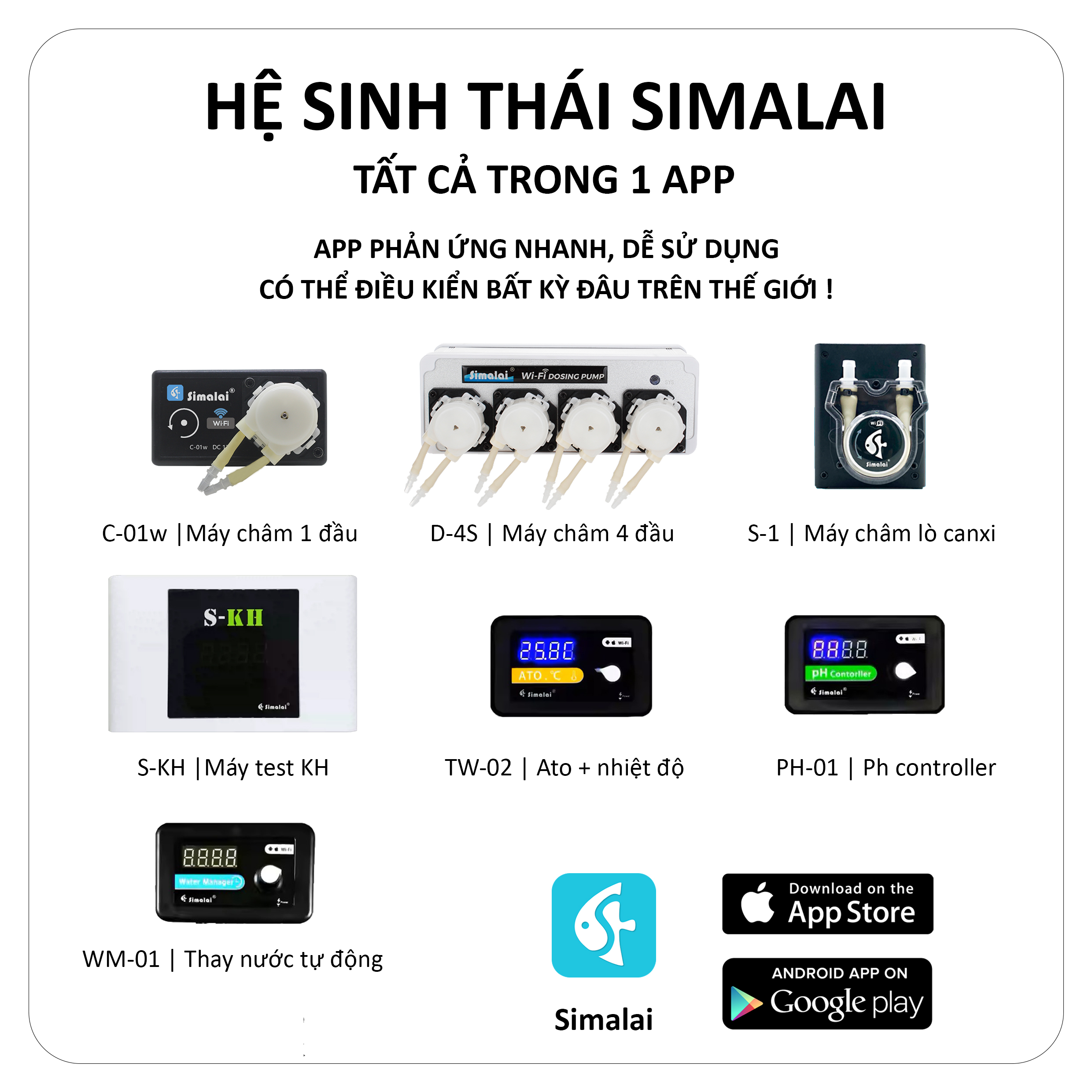 SIMALAI D4S BƠM ĐỊNH LƯỢNG WI-FI THÔNG MINH