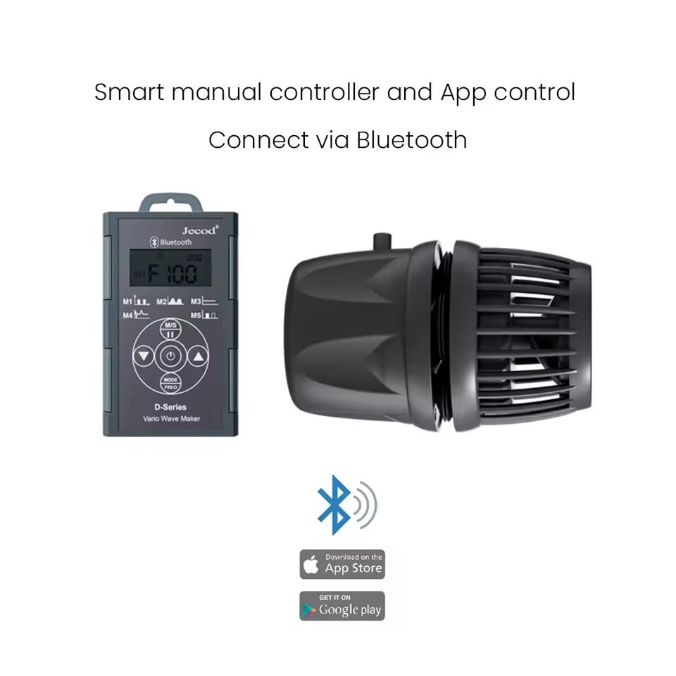 Jebao DMP-20 – Máy Tạo Sóng Điều Khiển Bluetooth Cho Bể Cá Biển & San Hô
