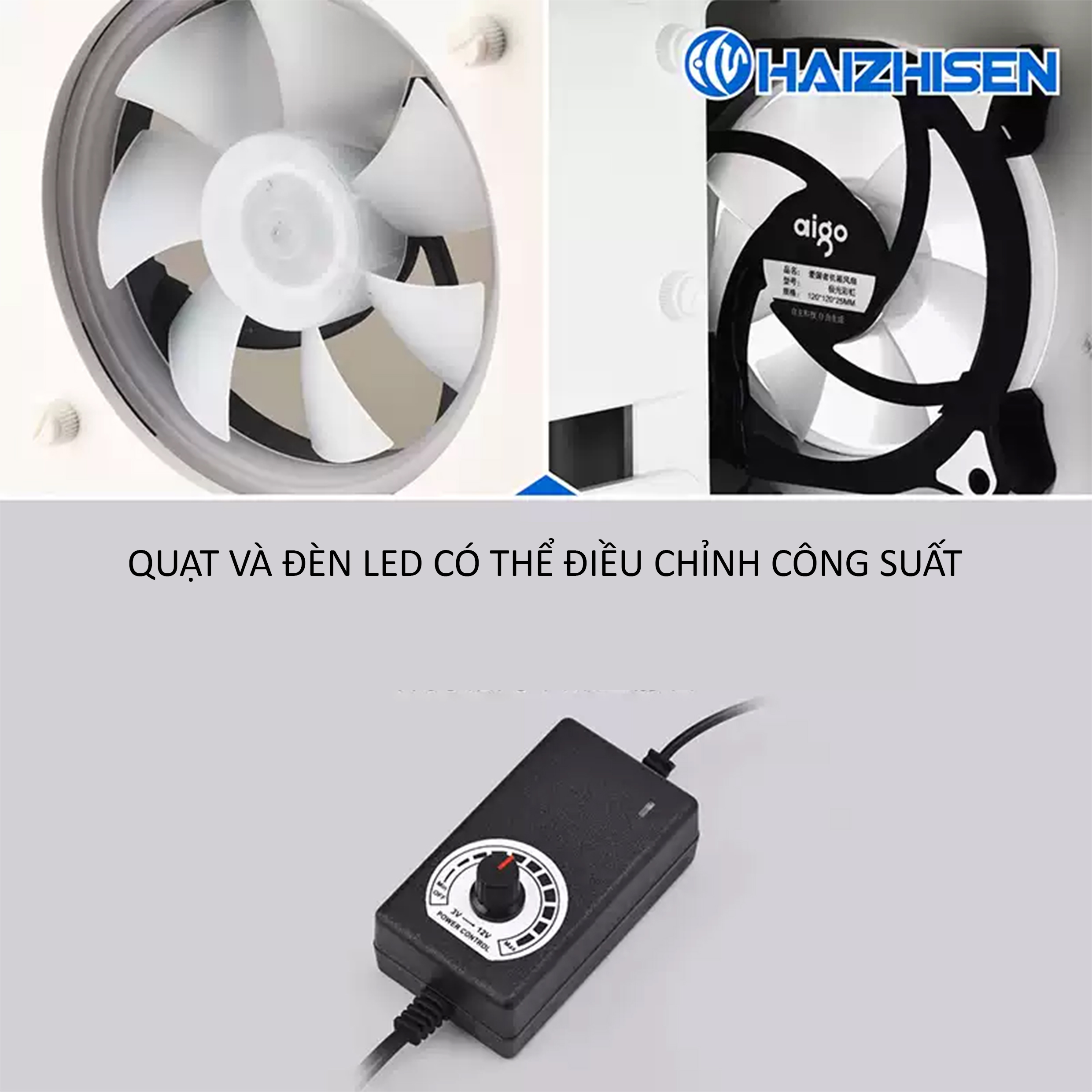 Hộp Kỹ Thuật Bể Cá Biển PVC Haizhisen | Quản Lý Thiết Bị, Tản Nhiệt, An Toàn Điện