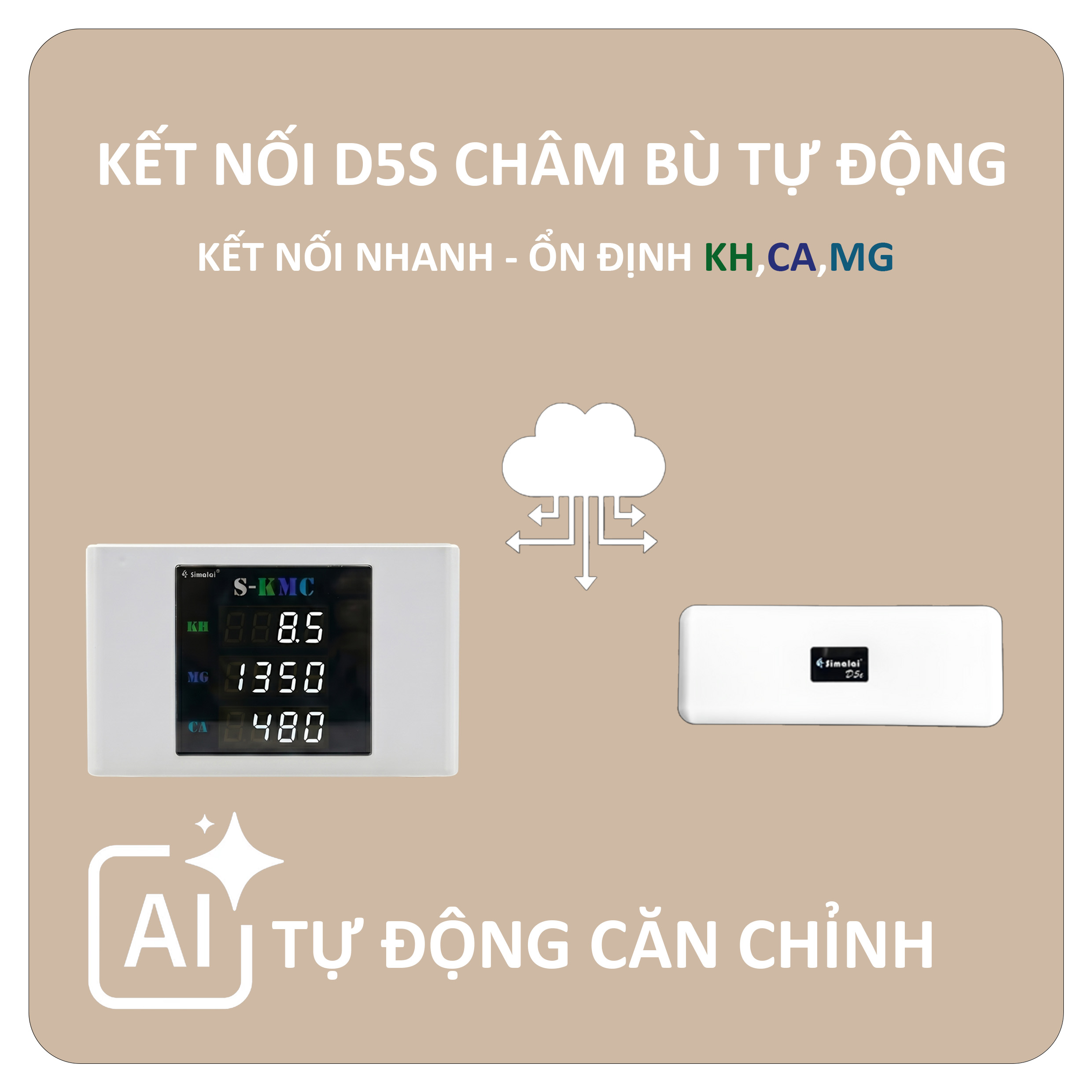 Máy Test Nước Biển Tự Động Simalai S-KMC – Máy Đo KH Ca Mg Cho Bể Cá Biển San Hô