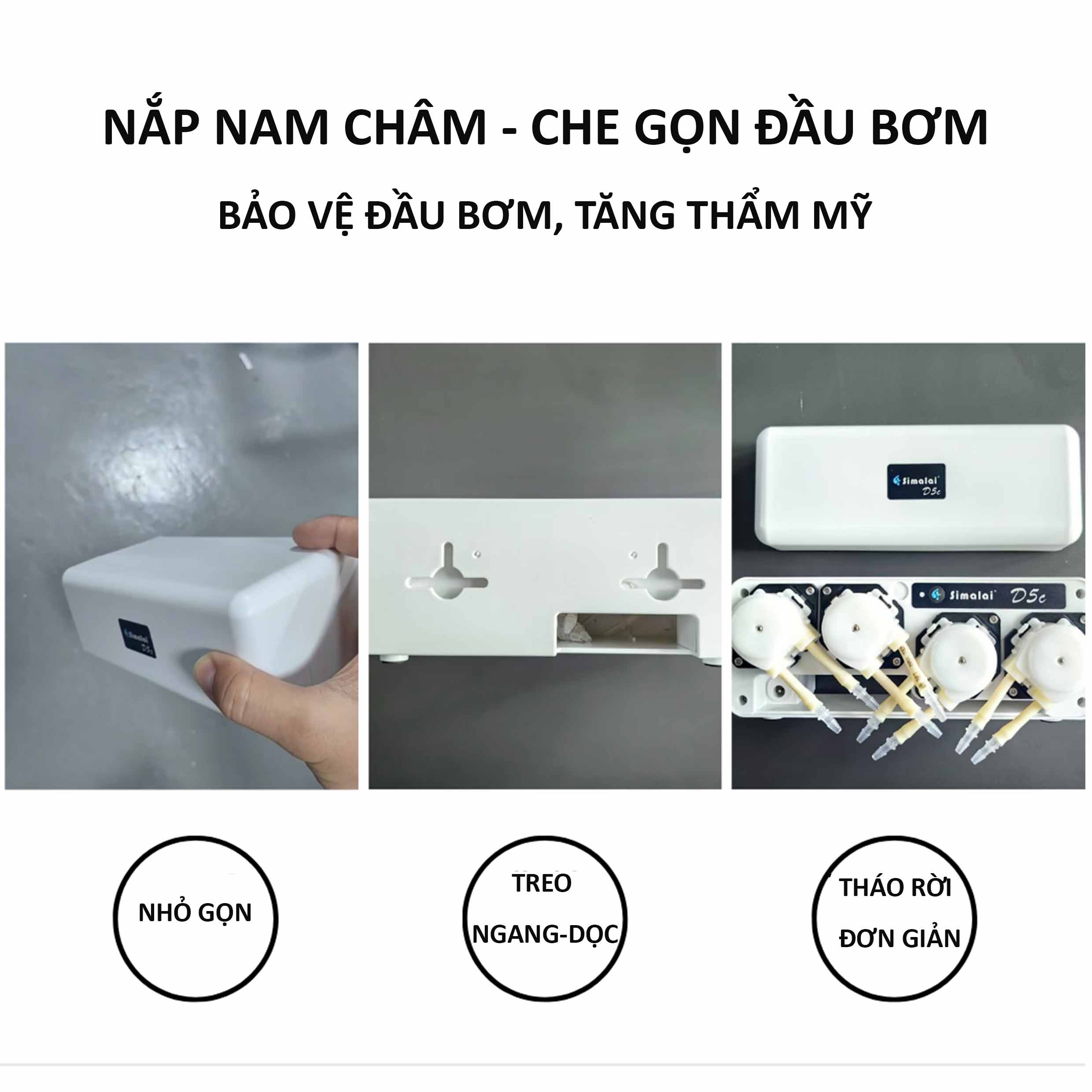 SIMALAI D5s – Bơm Định Lượng Thông Minh WiFi Dual-Band & Bluetooth 5.0 Cho Bể Cá Biển, San Hô SPS/LPS & Hồ Thủy Sinh
