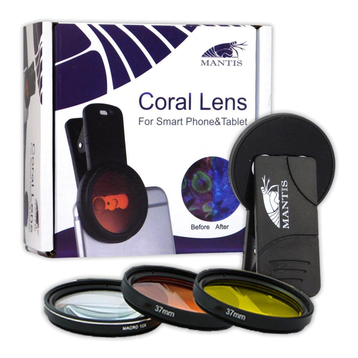 Mantis Lens Filter Kit – Bộ Ống Kính Chụp Ảnh San Hô Chuyên Nghiệp