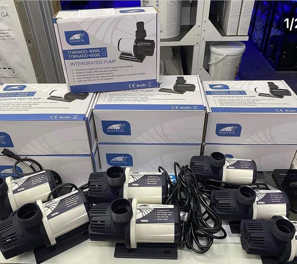 Bơm Tuần Hoàn DC Mantis Tornado 6000L/H Cho Bể Cá Biển & Thủy Sinh