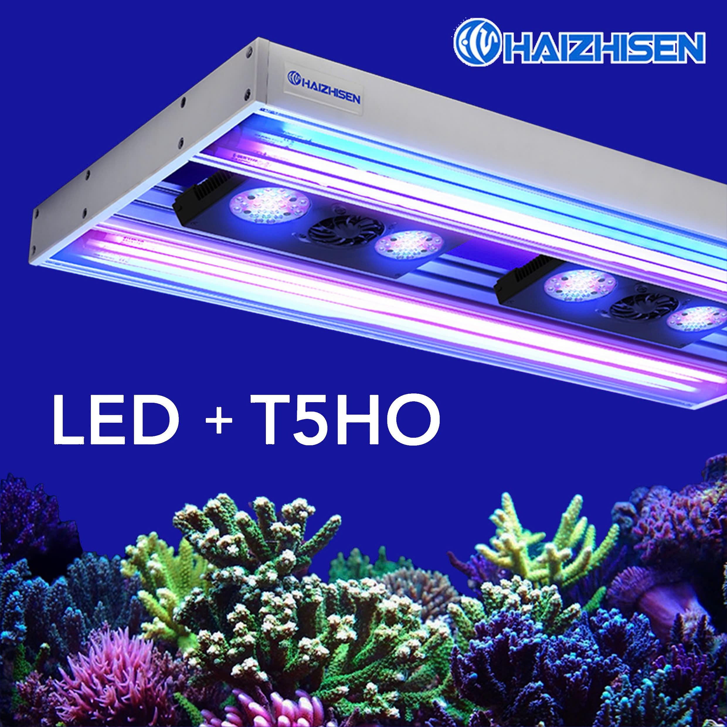 Đèn Hybrid Haizhisen T5HO/LED – Công Nghệ Chiếu Sáng Hoàn Hảo Cho Hồ San Hô