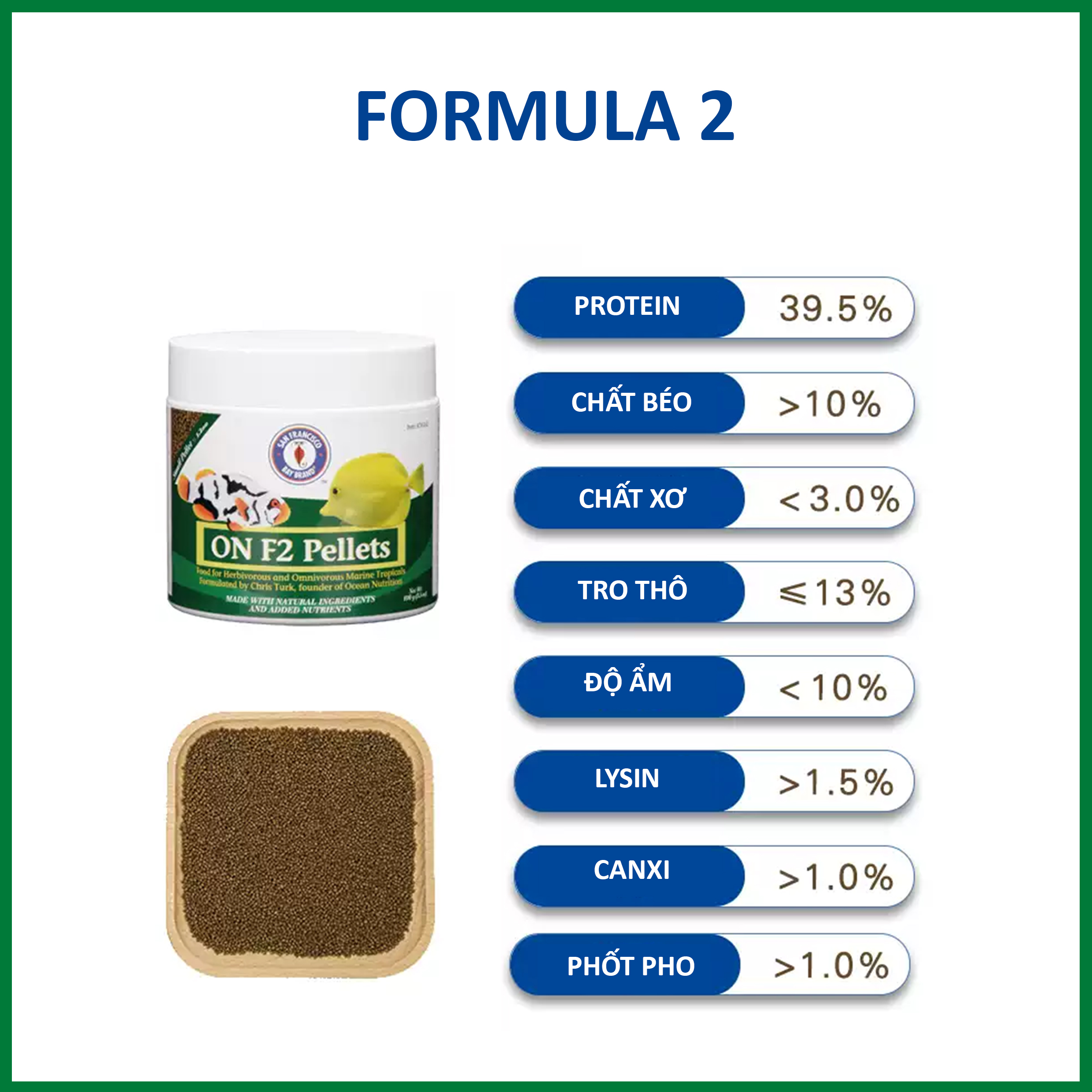 Thức ăn cho cá cảnh biển Ocean Nutrition Formula Two 1000G - Dinh dưỡng tự nhiên | Aquatick