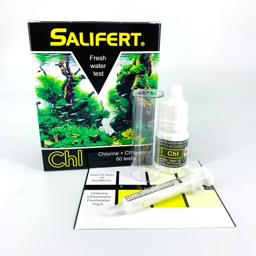 Salifert Chlorine Test Kit – Bộ Kit Kiểm Tra Clo &amp; Chloramine Trong Nước Hồ Cá