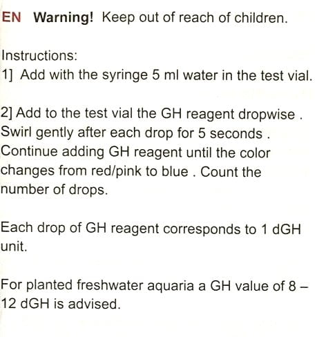 Salifert General Hardness (GH) Profi-Test – Bộ Kit Kiểm Tra Độ Cứng Tổng Cho Hồ Nước Ngọt