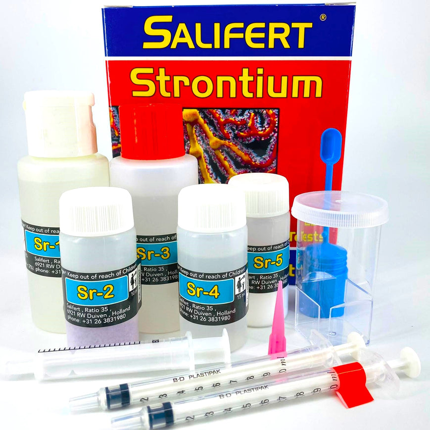 Salifert Strontium Test Kit – Bộ Dụng Cụ Kiểm Tra Nồng Độ Strontium Chuyên Nghiệp Cho Bể Cá Biển Và Rạn San Hô