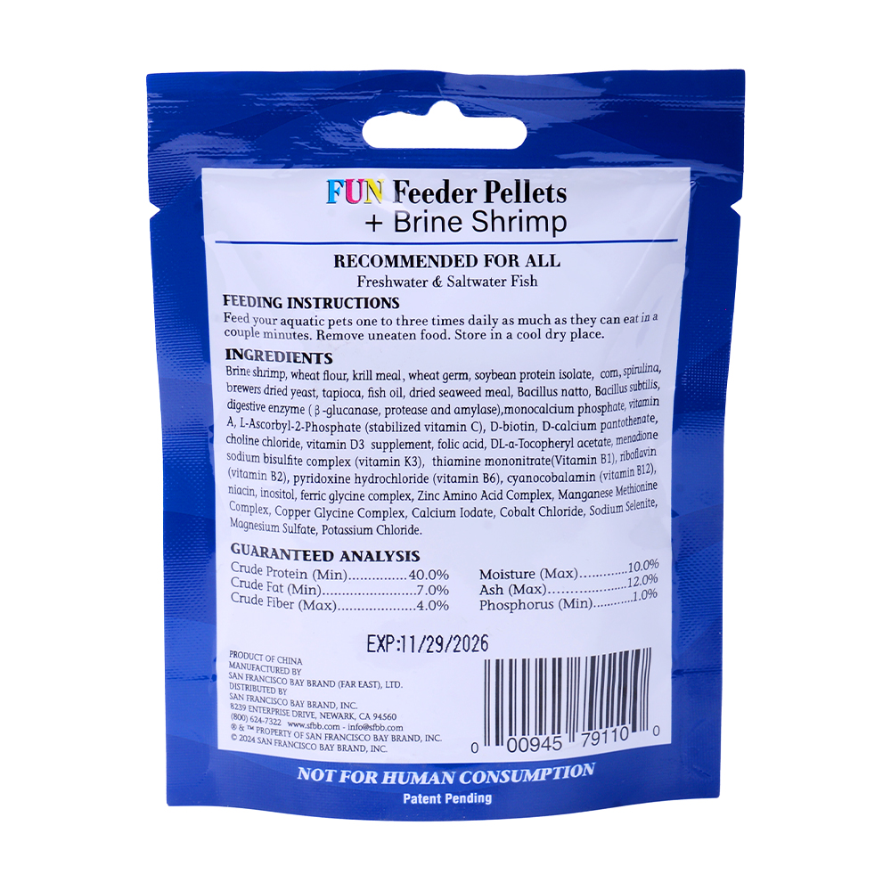 Fun Feeder Pellet + Artemia - Viên Thức Ăn Cao Cấp Cho Cá Cảnh Biển